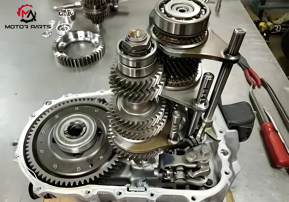 Other parts of motorcycle transmission system